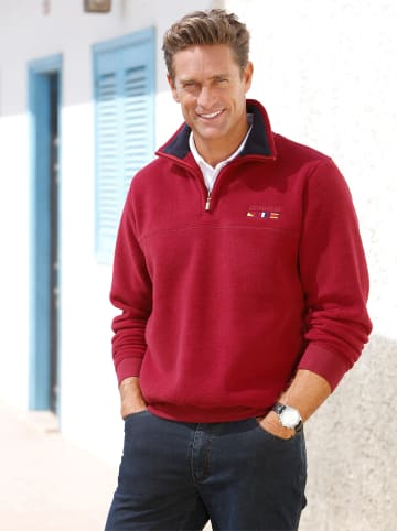 WITT WEIDEN Fleecepullover in bordeaux