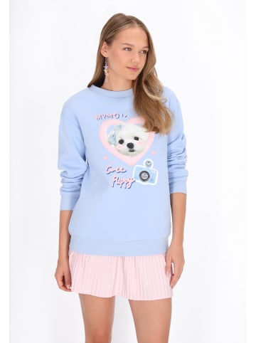 myMo Women Sweatshirt in light blue