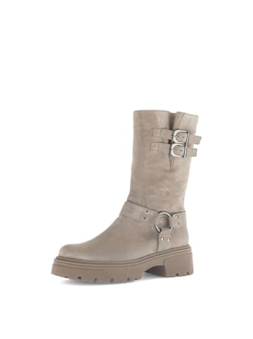 Gabor Fashion Biker Boots in beige