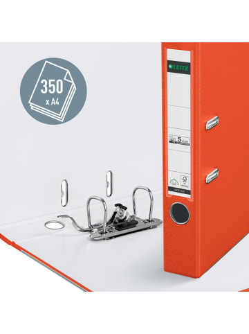 Leitz Ordner A4 Kunststoff 180Grad 50mm hellrot