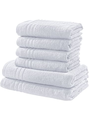 REDBEST Frottier Frottier-Set uni 6-tlg. New York in weiß