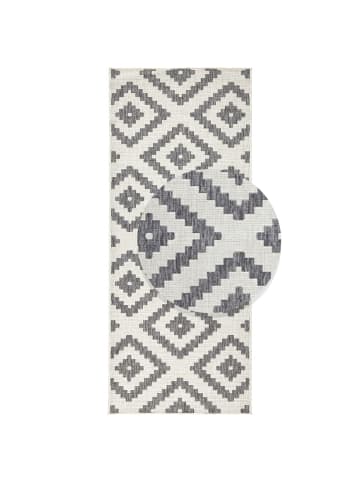 Teppich Boss Wendeteppich Malta Grau Creme In- & Outdoor