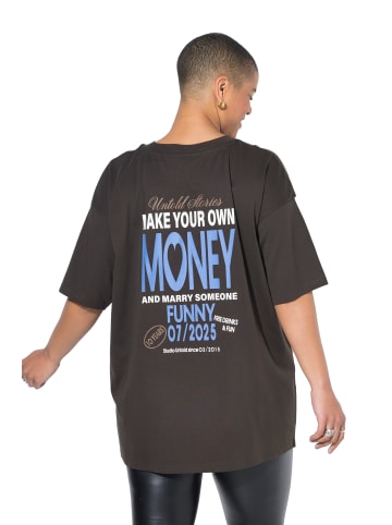 Studio Untold Shirt in dunkelbraun