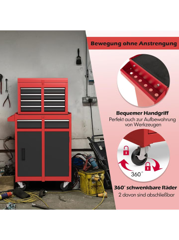 COSTWAY 2 in 1 Werkzeugwagen Abnehmbar in Andere