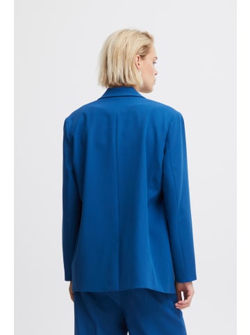 ICHI IHLexi loose fit in True Blue