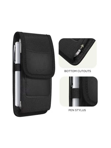 TechProtect Tech Protect SM85 Handyhülle Smartphones 5,8–6,8" schwarz in Schwarz