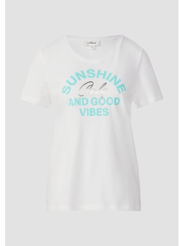 s.Oliver T-Shirt in 01D0_weiß