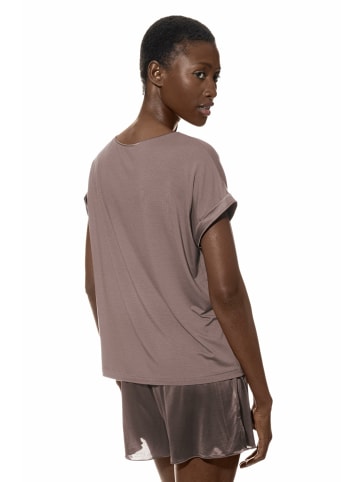 Mey Rundhals T-Shirt für Damen in hell-braun