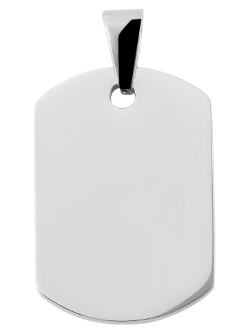Adeliás Unisex Anhänger – Gravuranhänger aus Edelstahl in silber