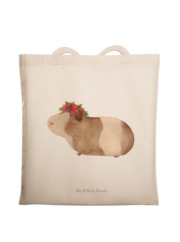 Mr. & Mrs. Panda Schultertasche Meerschweinchen Weisheit ohne Sp... in Creme