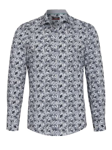 Pure Langarm Business Hemd für Herren in blau