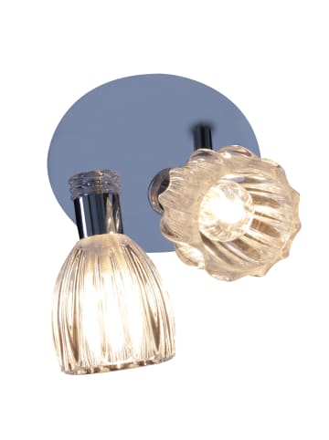 näve Spot "WEILA" in klar/transparent - (L)17 cm x (B)17 cm x (H)19 cm