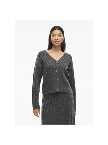 Vila Pullover in Dark Grey Melange