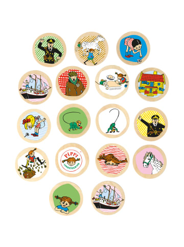 Pippi Langstrumpf Brettspiel Memory in multicolor