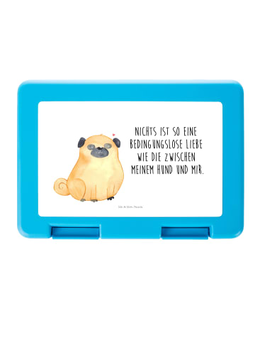 Mr. & Mrs. Panda Lunchbox Mops mit Spruch in Weiß