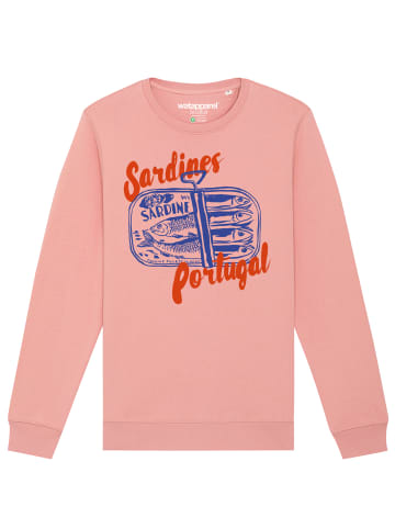 wat? Apparel Sweatshirt sa in Canyon Pink