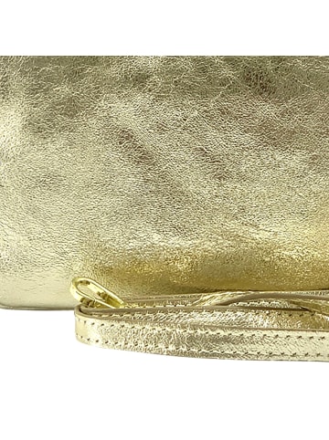 Florence Florence Umhängetasche Leder gold ca. 22cm