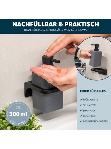 bremermann 2tlg. - Bad-Accessoires -Set SAVONA Softtouch, eckig