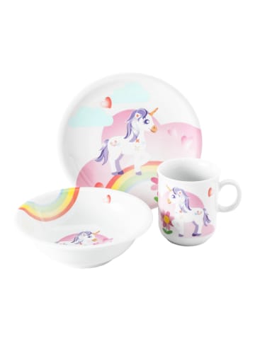 Seltmann Weiden Kindergeschirr Set Compact Mein kleines Einhorn bunt in bunt