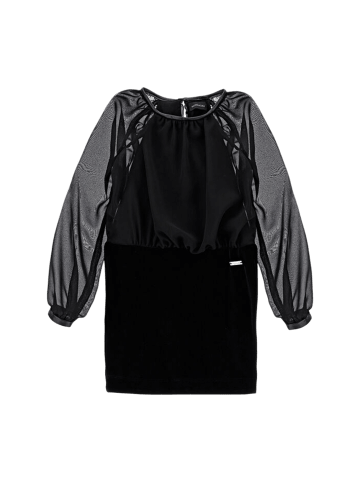Monnalisa Kleid 41B910 Schwarz