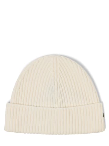 Lacoste Beanie in ecru - 0002