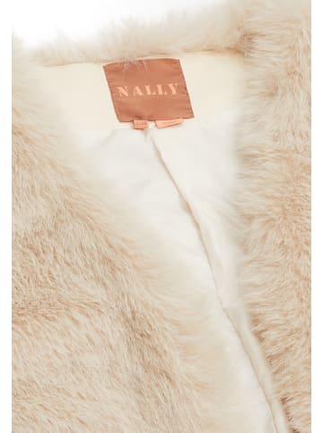 NALLY Weste in Grau Beige