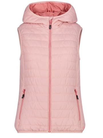 cmp Funktionsweste WOMAN VEST FIX HOOD in Rose