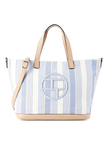 Tom Tailor Gilda Shopper Tasche L 46 cm stripes blue