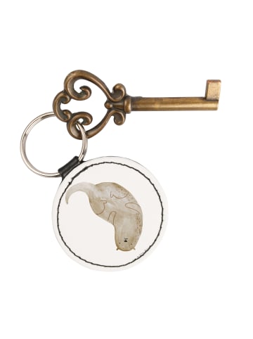 Mr. & Mrs. Panda Anhänger Otter Kopfüber ohne Spruch in Weiß