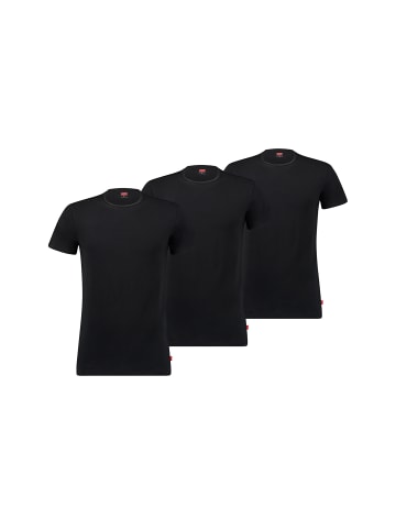 Levi´s T-Shirt LEVIS MEN SOLID CREW 3P ECOM in Black