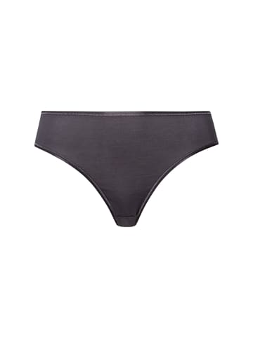 Hanro Midislip Cotton Seamless in black pearl