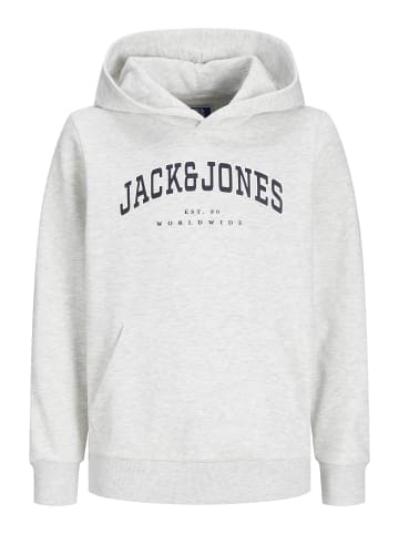 JACK & JONES Junior Kapuzenpullover in White Melange