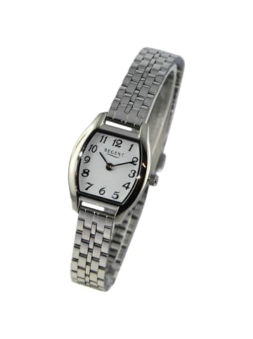 Regent Armbanduhr Regent Metallarmband silber extra groß (ca. 22x30mm)