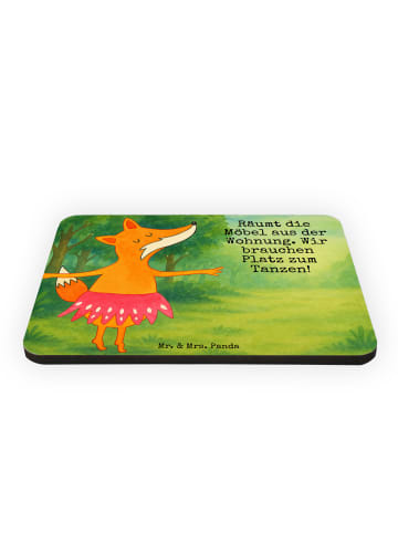 Mr. & Mrs. Panda Magnet Fuchs Ballerina Design mit Spruch in Weiß