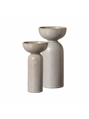 Ritzenhoff & Breker 2er Set Vasen-Set Imperia grau in grau
