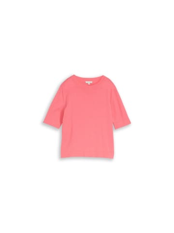 Tom Tailor Pullover in soft coral pink