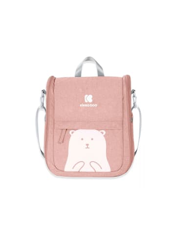 Kikkaboo Wickeltasche 2 in 1 Bär in rosa