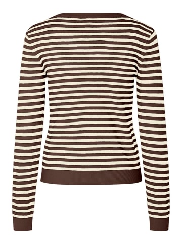 Pieces Strickjacke in Hot Fudge 1