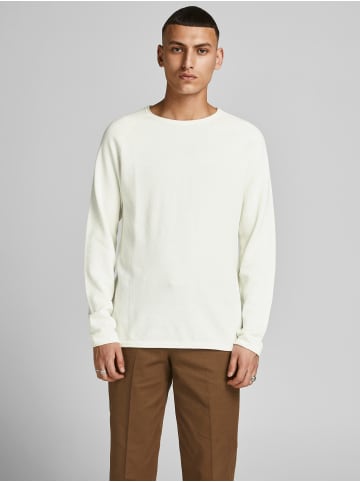 Jack & Jones Jack & Jones Strickpullover Hill Pullover R-Neck in weiß
