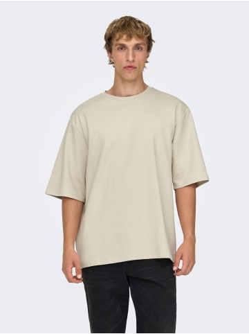 ONLY & SONS T-shirt in Silver Lining 1