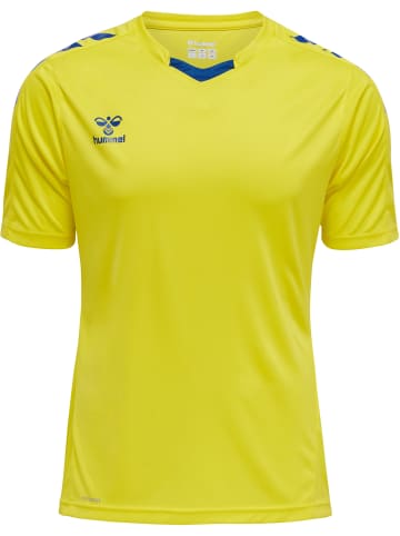 Hummel Hummel T-Shirt Hmlcore Multisport Herren Atmungsaktiv Schnelltrocknend in BLAZING YELLOW/TRUE BLUE