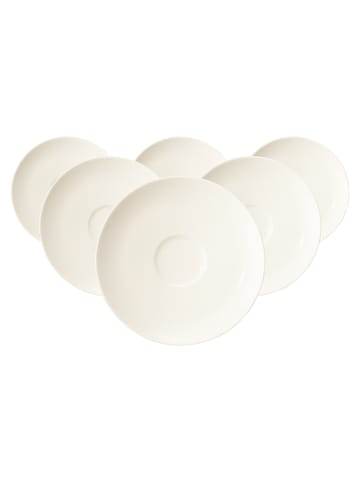 Seltmann Weiden 6er Set Kombi-Untertassen Savona Fine Diamond ø 16 cm in creme