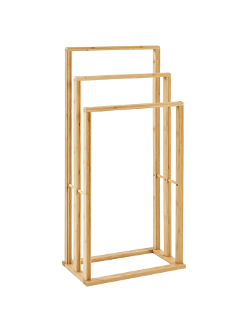 Beliani Handtuchständer TUPELO in Braun - (W) 40 x (H) 81 x (L) 24 cm