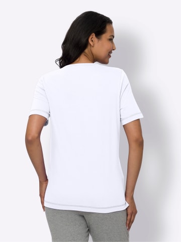 Sieh an! Shirt in weiß