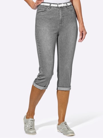 WITT WEIDEN Capri-Jeans in grey denim