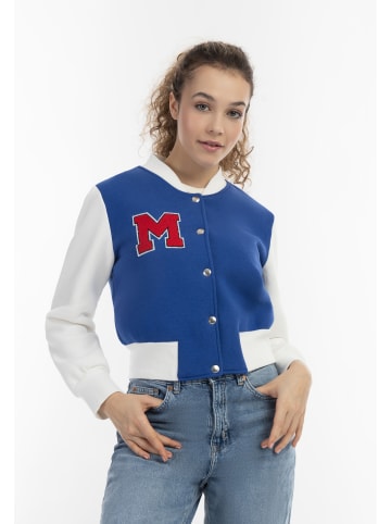 myMo Damen Collegejacke in Königsblau