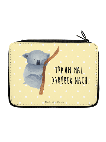 Mr. & Mrs. Panda Schreibmappe Koalabär mit Spruch in Gelb Pastell