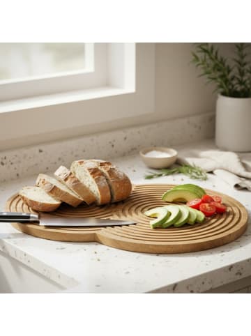 Home&Styling Collection Schneidebrett aus Mangoholz in Gelb, (B) 33 x (H) 1,6 x (L) 48,5 cm