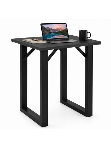 VCM Holz Bartisch Stehtisch Tisch Tresen Xona 80x50 cm in Schwarz / Anthrazit