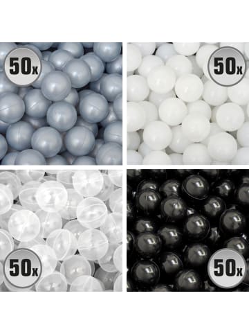 LittleTom 200 Bällebadbälle Emma 5,5 cm im 4-Farben-Mix